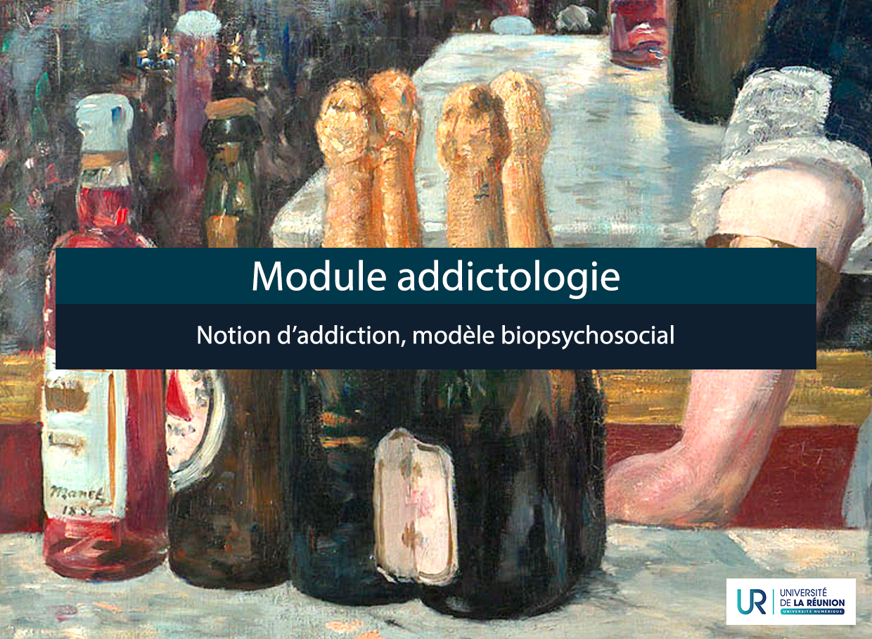 Module Addictologie : Notion d'addiction, modèle biopsychosocial ModAd